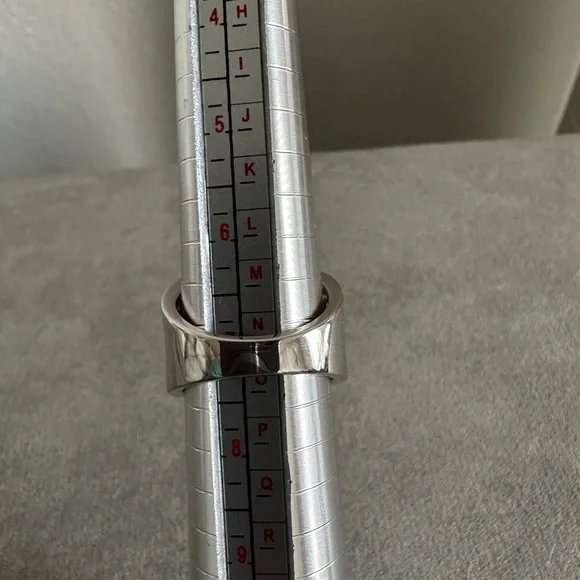 Pave Rhodolite Garnet 3/4" Wide Band Ring - Picture 11 of 13